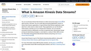 Amazon Kinesis Data Streams