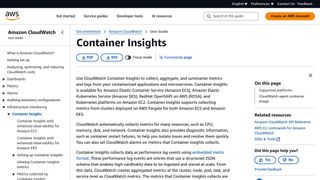 CloudWatch Container Insights