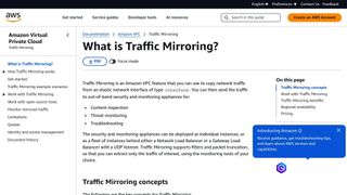 AWS VPC Traffic Mirroring