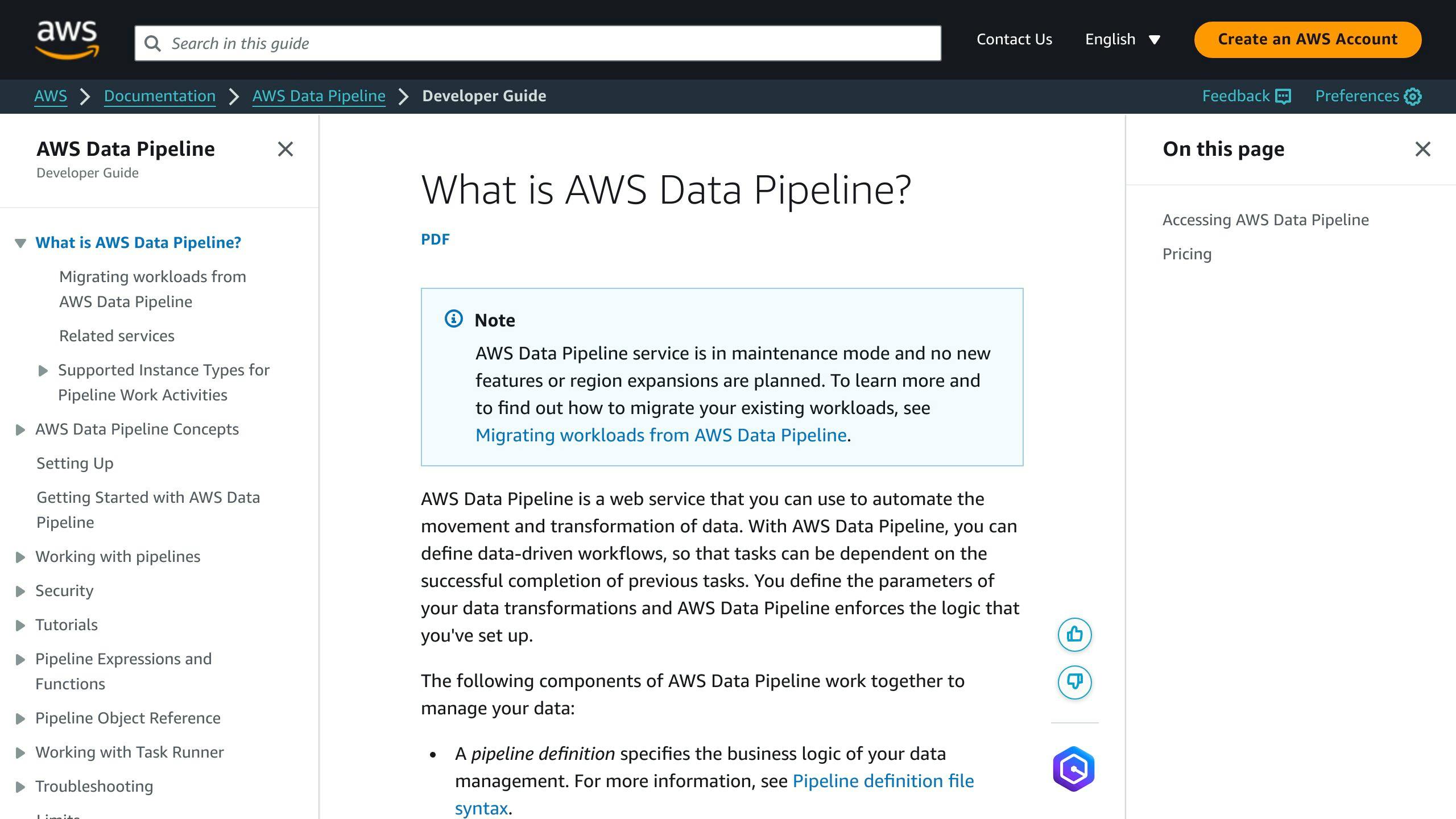 AWS Data Pipeline