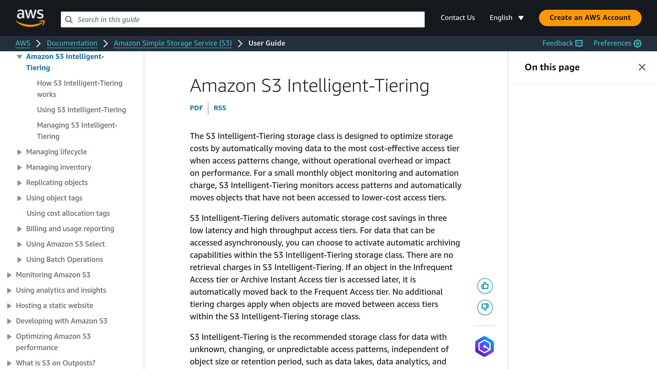 S3 Intelligent-Tiering